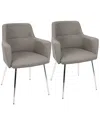 Lumisource Set Of 2 Andrew Dining Chairs