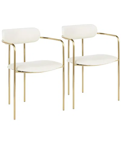 Lumisource Set Of 2 Demi Chairs In White