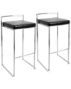 Lumisource Set Of 2 Fuji Barstools