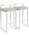 Lumisource Set Of 2 Fuji Barstools