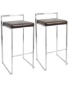 Lumisource Set Of 2 Fuji Barstools