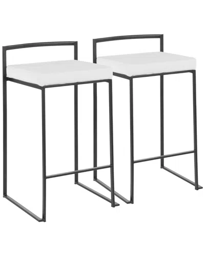 Lumisource Set Of 2 Fuji Counter Stools In Multi