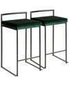 Lumisource Set Of 2 Fuji Counter Stools