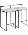 Lumisource Set Of 2 Fuji Counter Stools