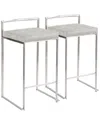 Lumisource Set Of 2 Fuji Counter Stools