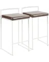 Lumisource Set Of 2 Fuji Counter Stools