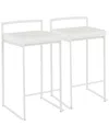Lumisource Set Of 2 Fuji Stacker Counter Stools