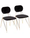 Lumisource Set Of 2 Gwen Chairs