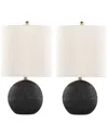 Lumisource Set Of 2 Kona 23in Contemporary Table Lamps With Grandview Gallery  Linen Shade