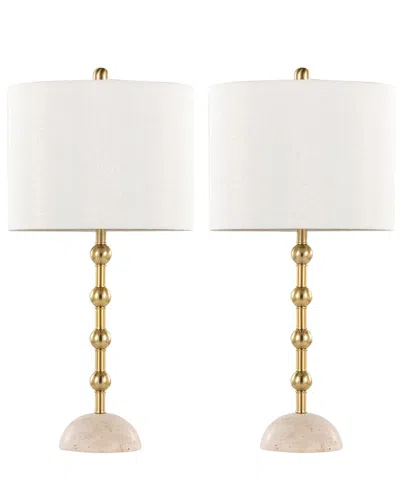 Lumisource Set Of 2 Malibu 27 Table Lamp In Multi