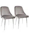 Lumisource Set Of 2 Marcel Dining Chairs