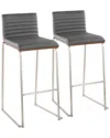 Lumisource Mason Mara 30 Fixed-height Barstool - Set Of 2 B3