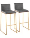 Lumisource Mason Mara 30 Fixed-height Barstool - Set Of 2 B3
