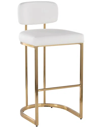 Lumisource Set Of 2 Mid-back Demi 30 Fixed-height Barstool In Multi