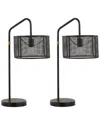 Lumisource Mod Mesh 27" Contemporary Table Lamp, Set Of 2
