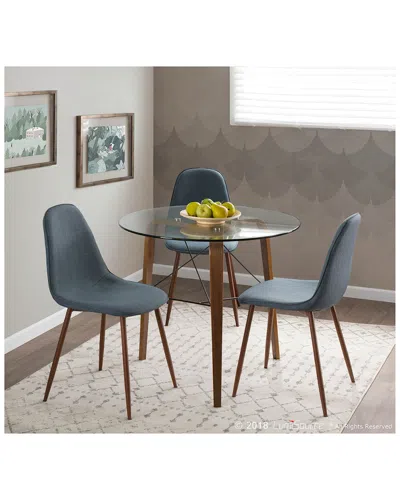 Lumisource Set Of 2 Pebble Dining Chairs In Gray