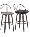 Lumisource Riley 30 Fixed-height Barstool - Set Of 2 B30-ril