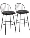 Lumisource Riley 26 Fixed-height Counter Stool - Set Of 2 B2