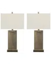 Lumisource Royce 26 Contemporary Metal Table Lamp In Antique In Brown