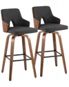 Lumisource Stella 30 Fixed-height Barstool - Set Of 2 B30-st