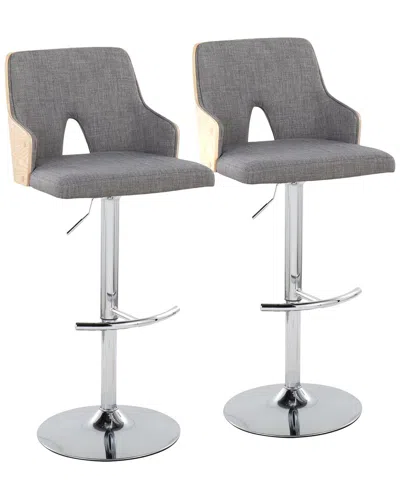 Lumisource Stella Adjustable Barstool - Set Of 2 Bs-stella-rn