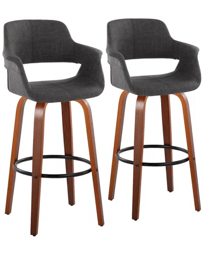 Lumisource Vintage Flair 30 Fixed-height Barstool - Set Of 2