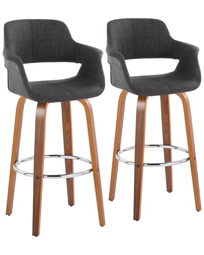 Lumisource Vintage Flair 30 Fixed-height Barstool - Set Of 2