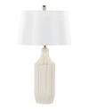 Lumisource Stella 23" Ceramic Table Lamp In Cream,white
