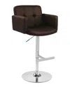 Lumisource Stout Adjustable Barstool