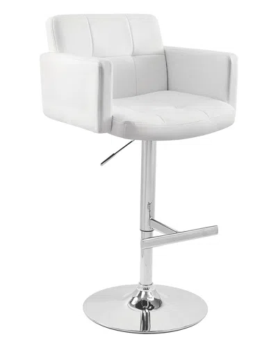 Lumisource Stout Barstool In White