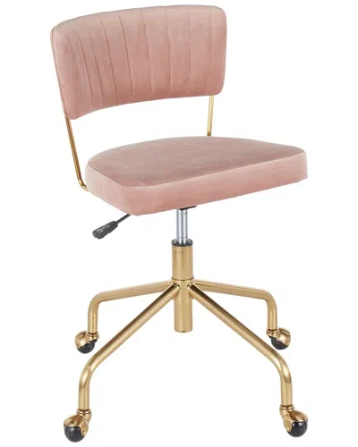 Lumisource Tania Contemporary Task Chair In Pink