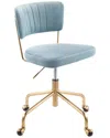 Lumisource Tania Contemporary Task Chair In Blue