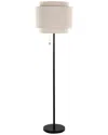Lumisource Tier 64in Contemporary Floor Lamp With Linen Shade