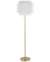 Lumisource Tier 64in Contemporary Floor Lamp With Linen Shade