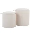 Lumisource Tray Nesting Ottoman Set In Neutral