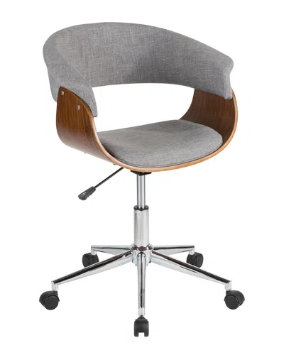 Lumisource Vintage Mod Office Chair In Gray