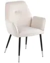 LUMISOURCE LUMISOURCE WENDY ARM CHAIR