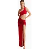 Luna B Flame Dress In Red
