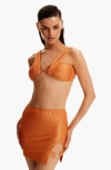 Luna B Scarlett Skirt In Orange