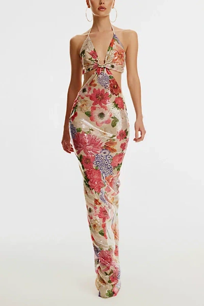 Luna B Wildflower Dress, Women's At Urban Outfitters In Multi