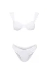 Luna B Women's Anna Bikini Bottom White In White