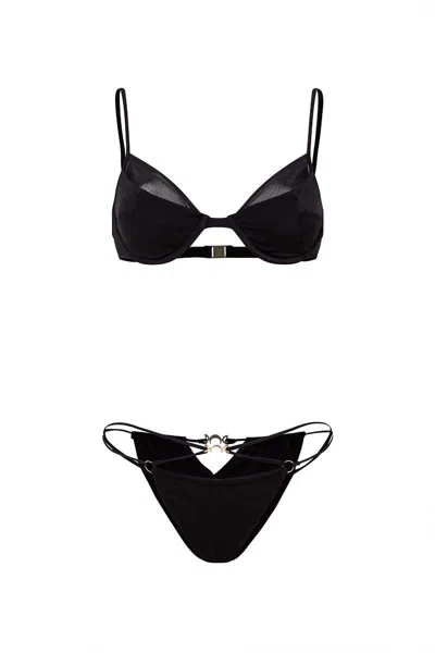 Luna B Women's Black Iris Bikini