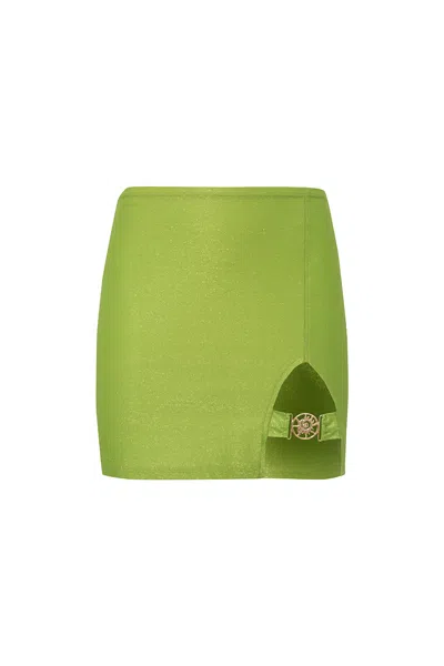Luna B Women's Green Scarlett Skirt