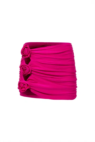 Luna B Women's Pink / Purple Valentina Skirt In Pink/purple