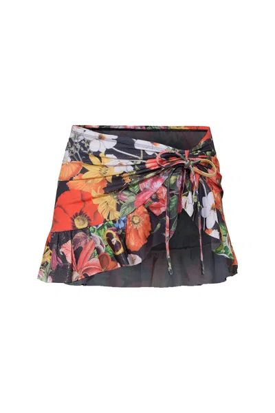 Luna B Women's Reverie Skirt Printed Black