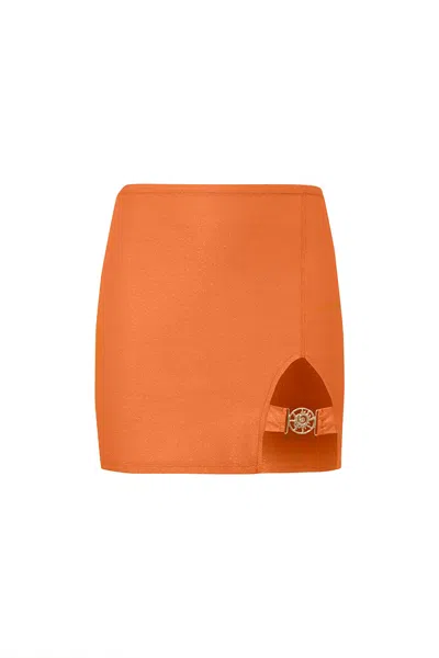 Luna B Women's Yellow / Orange Scarlett Skirt Orange In Yellow/orange