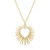 Luna Charles Women's Cher Starburst Heart Pendant Necklace In Gold