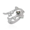 Luna Charles Women's Cordelia Hammered Twist Ring - Sterling Silver In Silver