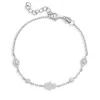 Luna Charles Women's Eina Hamsa Hand & Evil Eye Bracelet In Silver