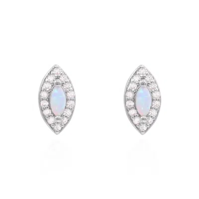 Luna Charles Women's Eloise Opal Stud Earrings